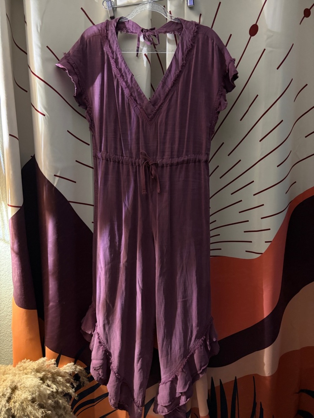 OPEN TO OFFERS Free People Movement Shelter Jumpsuit Purple Size Xs
